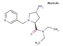 (2S,4R)-4-amino-N,N-diethyl-1-(pyridin-3-ylmethyl)pyrrolidine-2-carboxamide