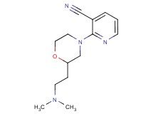2-{2-[2-(dimethylamino)ethyl]-4-morpholinyl}nicotinonitrile