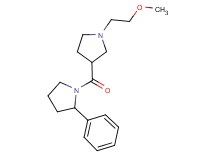 1-{[1-(2-methoxyethyl)pyrrolidin-3-yl]carbonyl}-2-phenylpyrrolidine
