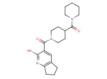 3-{[4-(1-piperidinylcarbonyl)-1-piperidinyl]carbonyl}-6,7-dihydro-5H-cyclopenta[b]pyridin-2-ol