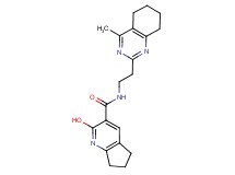 2-hydroxy-N-[2-(4-methyl-5,6,7,8-tetrahydro-2-quinazolinyl)ethyl]-6,7-dihydro-5H-cyclopenta[b]pyridine-3-carboxamide