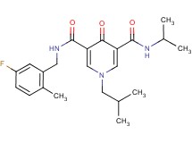 N-(5-fluoro-2-methylbenzyl)-1-isobutyl-N'-isopropyl-4-oxo-1,4-dihydro-3,5-pyridinedicarboxamide