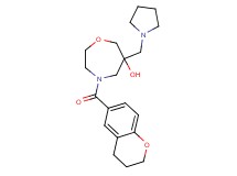 4-(3,4-dihydro-2H-chromen-6-ylcarbonyl)-6-(pyrrolidin-1-ylmethyl)-1,4-oxazepan-6-ol