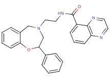N-[2-(2-phenyl-2,3-dihydro-1,4-benzoxazepin-4(5H)-yl)ethyl]-5-quinoxalinecarboxamide