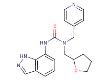 N'-1H-indazol-7-yl-N-(pyridin-4-ylmethyl)-N-(tetrahydrofuran-2-ylmethyl)urea