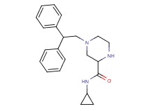 N-cyclopropyl-4-(2,2-diphenylethyl)-2-piperazinecarboxamide