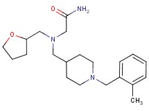 N~2~-{[1-(2-methylbenzyl)piperidin-4-yl]methyl}-N~2~-(tetrahydrofuran-2-ylmethyl)glycinamide