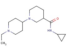 N-cyclopropyl-1'-ethyl-1,4'-bipiperidine-3-carboxamide