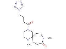 1,9-dimethyl-4-[4-(1H-tetrazol-1-yl)butanoyl]-1,4,9-triazaspiro[5.6]dodecan-10-one