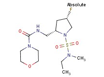 N-[((2S,4S)-1-{[ethyl(methyl)amino]sulfonyl}-4-fluoropyrrolidin-2-yl)methyl]morpholine-4-carboxamide