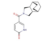5-[(1R*,2R*,6S*,7S*)-4-azatricyclo[5.2.2.0~2,6~]undec-4-ylcarbonyl]-2(1H)-pyridinone