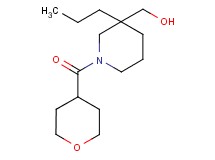 [3-propyl-1-(tetrahydro-2H-pyran-4-ylcarbonyl)piperidin-3-yl]methanol