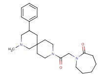 1-[2-(2-methyl-4-phenyl-2,9-diazaspiro[5.5]undec-9-yl)-2-oxoethyl]azepan-2-one