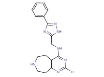 N-[(3-phenyl-1H-1,2,4-triazol-5-yl)methyl]-6,7,8,9-tetrahydro-5H-pyrimido[4,5-d]azepin-4-amine dihydrochloride