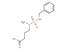 4-[[(benzylamino)sulfonyl](methyl)amino]butanoic acid