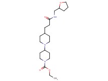 ethyl 4-{3-oxo-3-[(tetrahydro-2-furanylmethyl)amino]propyl}-1,4'-bipiperidine-1'-carboxylate