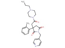 3-(2-methylphenyl)-3-[2-oxo-2-(4-propyl-1-piperazinyl)ethyl]-1-(4-pyridinylmethyl)-2,5-pyrrolidinedione