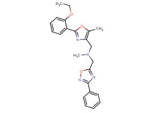 1-[2-(2-ethoxyphenyl)-5-methyl-1,3-oxazol-4-yl]-N-methyl-N-[(3-phenyl-1,2,4-oxadiazol-5-yl)methyl]methanamine