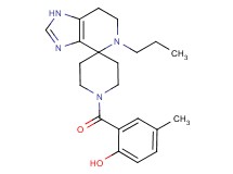 4-methyl-2-[(5-propyl-1,5,6,7-tetrahydro-1'H-spiro[imidazo[4,5-c]pyridine-4,4'-piperidin]-1'-yl)carbonyl]phenol