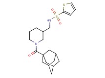 N-{[1-(1-adamantylcarbonyl)-3-piperidinyl]methyl}-2-thiophenesulfonamide