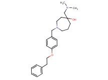 4-[(dimethylamino)methyl]-1-[4-(2-phenylethoxy)benzyl]-4-azepanol