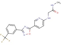 N-methyl-2-[(5-{3-[3-(trifluoromethyl)phenyl]-1,2,4-oxadiazol-5-yl}pyridin-2-yl)amino]acetamide