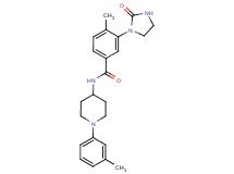 4-methyl-N-[1-(3-methylphenyl)-4-piperidinyl]-3-(2-oxo-1-imidazolidinyl)benzamide