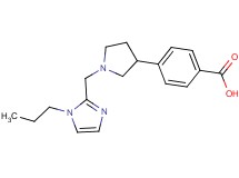 4-{1-[(1-propyl-1H-imidazol-2-yl)methyl]-3-pyrrolidinyl}benzoic acid
