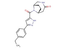 (1S*,6R*)-9-{[3-(4-ethylphenyl)-1H-pyrazol-5-yl]carbonyl}-3,9-diazabicyclo[4.2.1]nonan-4-one