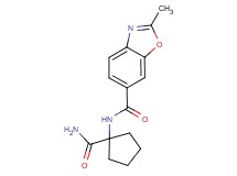 N-[1-(aminocarbonyl)cyclopentyl]-2-methyl-1,3-benzoxazole-6-carboxamide
