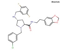 (4R)-N-[2-(1,3-benzodioxol-5-yl)ethyl]-1-(3-chlorobenzyl)-4-[(2,5-difluorobenzyl)amino]-L-prolinamide