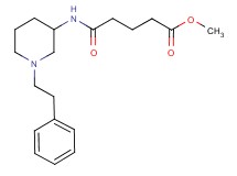 methyl 5-oxo-5-{[1-(2-phenylethyl)-3-piperidinyl]amino}pentanoate