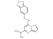 N-(2,1,3-benzoxadiazol-5-ylmethyl)-5-isopropylpyrazolo[1,5-a]pyrimidin-7-amine