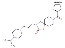 3-[3-(4-isopropyl-1-piperazinyl)propyl]-8-L-prolyl-1-oxa-3,8-diazaspiro[4.5]decan-2-one dihydrochloride