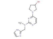 1-{2-[(1H-imidazol-2-ylmethyl)(methyl)amino]pyrimidin-4-yl}pyrrolidin-3-ol
