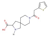 8-(2-thienylacetyl)-2,8-diazaspiro[4.5]decane-3-carboxylic acid