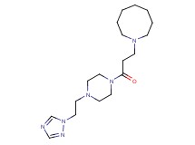 1-(3-oxo-3-{4-[2-(1H-1,2,4-triazol-1-yl)ethyl]piperazin-1-yl}propyl)azocane