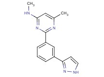 N,6-dimethyl-2-[3-(1H-pyrazol-3-yl)phenyl]-4-pyrimidinamine trifluoroacetate