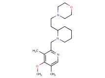 4-(2-{1-[(4-methoxy-3,5-dimethyl-2-pyridinyl)methyl]-2-piperidinyl}ethyl)morpholine