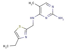 N~4~-[(4-ethyl-1,3-thiazol-2-yl)methyl]-5-methylpyrimidine-2,4-diamine