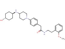 2-(4-{4-[(trans-4-hydroxycyclohexyl)amino]-1-piperidinyl}phenyl)-N-[2-(2-methoxyphenyl)ethyl]acetamide
