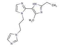 2'-ethyl-1-[3-(1H-imidazol-1-yl)propyl]-5'-methyl-1H,3'H-2,4'-biimidazole