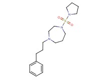 1-(3-phenylpropyl)-4-(pyrrolidin-1-ylsulfonyl)-1,4-diazepane