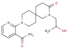 2-[2-(2-hydroxypropyl)-3-oxo-2,9-diazaspiro[5.5]undec-9-yl]nicotinamide