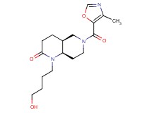(4aS*,8aR*)-1-(4-hydroxybutyl)-6-[(4-methyl-1,3-oxazol-5-yl)carbonyl]octahydro-1,6-naphthyridin-2(1H)-one