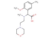 (2-methoxy-5-methylphenyl)[methyl(2-morpholin-4-ylethyl)amino]acetic acid