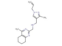 1-(1-allyl-3-methyl-1H-pyrazol-4-yl)-N-[(4-methyl-5,6,7,8-tetrahydroquinazolin-2-yl)methyl]methanamine