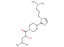 1-(4-{1-[3-(dimethylamino)propyl]-1H-imidazol-2-yl}piperidin-1-yl)-4-methyl-1-oxopentan-2-ol