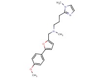 N-{[5-(4-methoxyphenyl)-2-furyl]methyl}-N-methyl-3-(1-methyl-1H-imidazol-2-yl)propan-1-amine