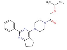 4-[4-(isopropoxyacetyl)piperazin-1-yl]-2-phenyl-6,7-dihydro-5H-cyclopenta[d]pyrimidine